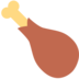 Twitter里的家禽腿、鸡腿emoji表情