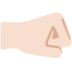 Twitter里的右拳:浅肤色emoji表情
