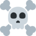 Twitter里的头骨和交叉骨/骷髅emoji表情