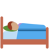 Twitter里的卧床者:中等肤色emoji表情
