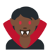 Twitter里的吸血鬼：深色肤色emoji表情