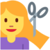 Twitter里的理发的女人emoji表情