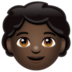 WhatsApp里的儿童:深色肤色emoji表情