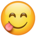 WhatsApp里的馋嘴的笑脸emoji表情