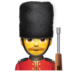 WhatsApp里的男警卫emoji表情