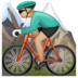 WhatsApp里的山地自行车：中浅肤色emoji表情