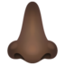 WhatsApp里的鼻子:深色肤色emoji表情