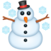 WhatsApp里的雪人emoji表情