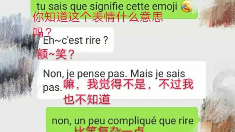 这些年被误解的emoji 法国友人：比中文还难学的，是中文emoji
