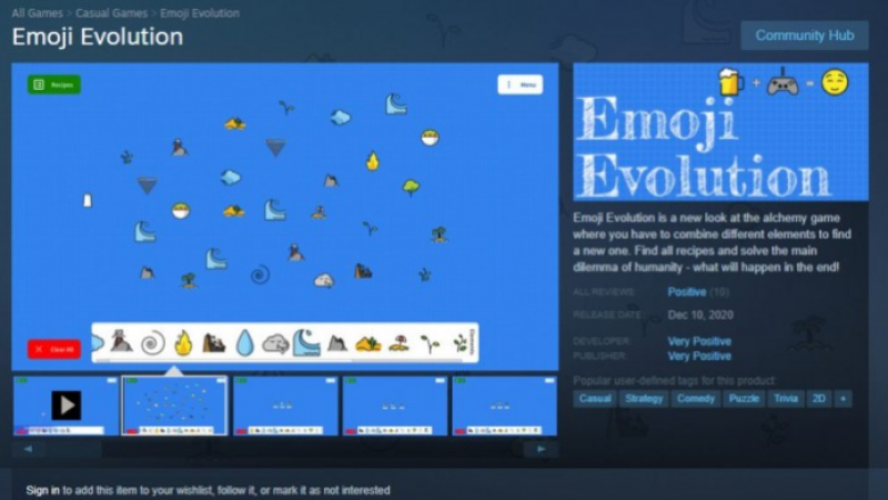 因公司取名非常好评 Steam下架Emoji Evolution游戏缩略图