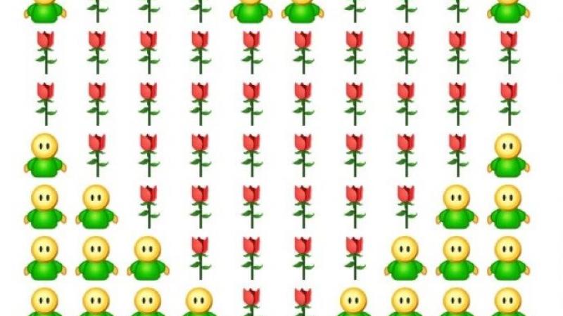 聊天必备的emoji表情秀，你们要的爱心玫瑰来了！