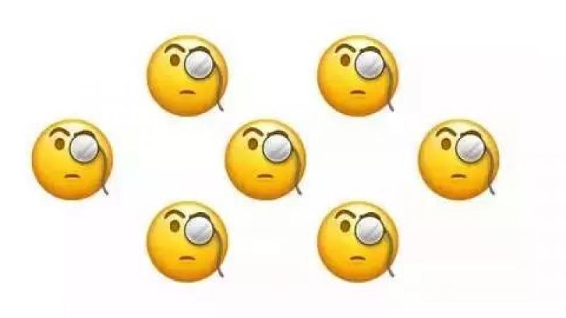 这些挑眉弄小眼的emoji...看到第一个就惊呆了！